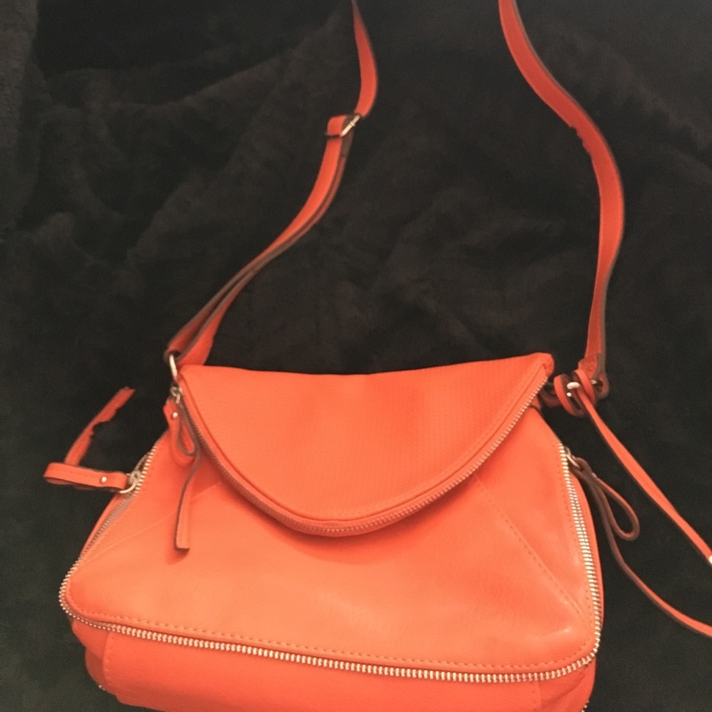 Orange crossbody bag